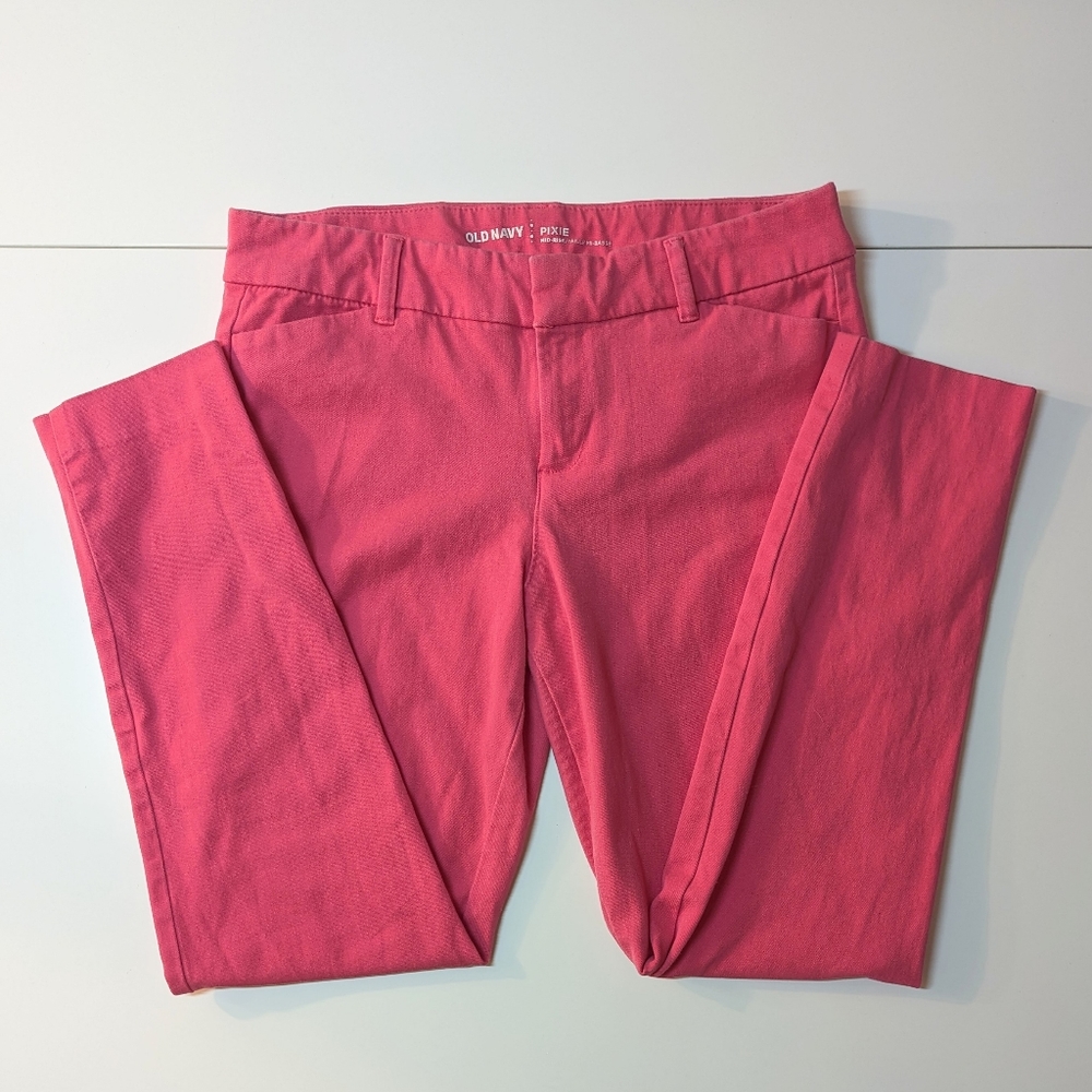 Old Navy Hot pink Pixie Slacks